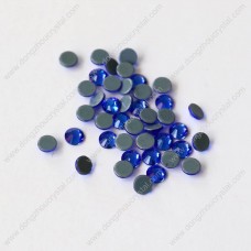 SS20 colorful round crystal hotfix rhinestones with glue for wedding dresses decoration